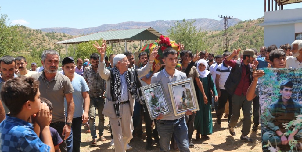 HPG gerillası Nergiz son yolculuğuna uğurlandı