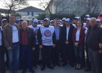 edirnede fabrika iscileri greve cikti kole iscilige son