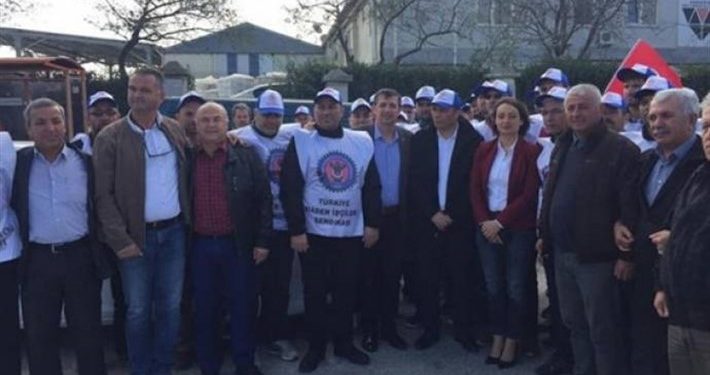 edirnede fabrika iscileri greve cikti kole iscilige son