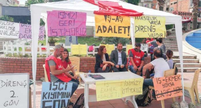 aliaga isciler direnis