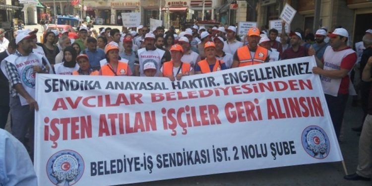 avcılar belediye işçileri