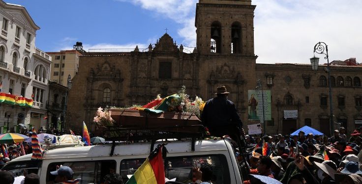 bolivya polis saldiri direnis