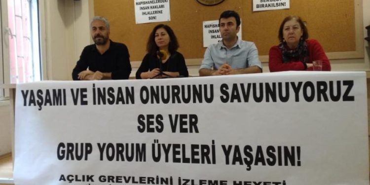 aclik grevlerini izleme heyeti grup yorum uyeleri yasasin