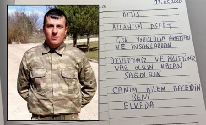 kurt askerin supheli olumu baskasinin yazdigi not incelemeye gonderildi h134269 9cbbf