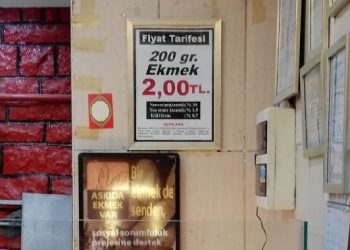 istanbul 200 gram ekmek 2 lira