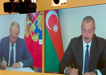putin aliyev daglik karabag anlasma 9kasim2020
