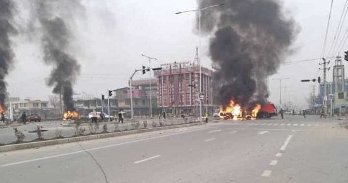 afganistanda patlama en az 9 kisi yasamini yitirdi