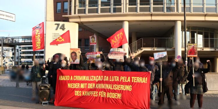 Solidaritatskundgebung Bauern Brasilien   Hamburg 2021