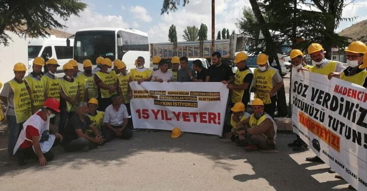 ankara ya girisleri engellenen madenciler betonda yatiyor sesimizi artik duysunlar 896312 5