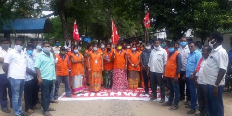 etha 20210814 hindistan isciler aclik grevinde