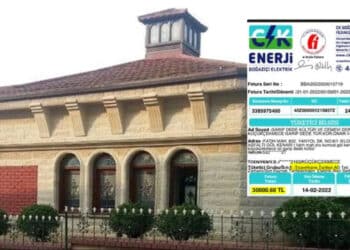 Cemevi elektrik faturasi