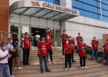 Cigli Belediyesinde grev