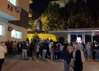 KYK yurdunda protesto 1