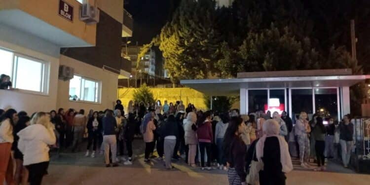 KYK yurdunda protesto 1