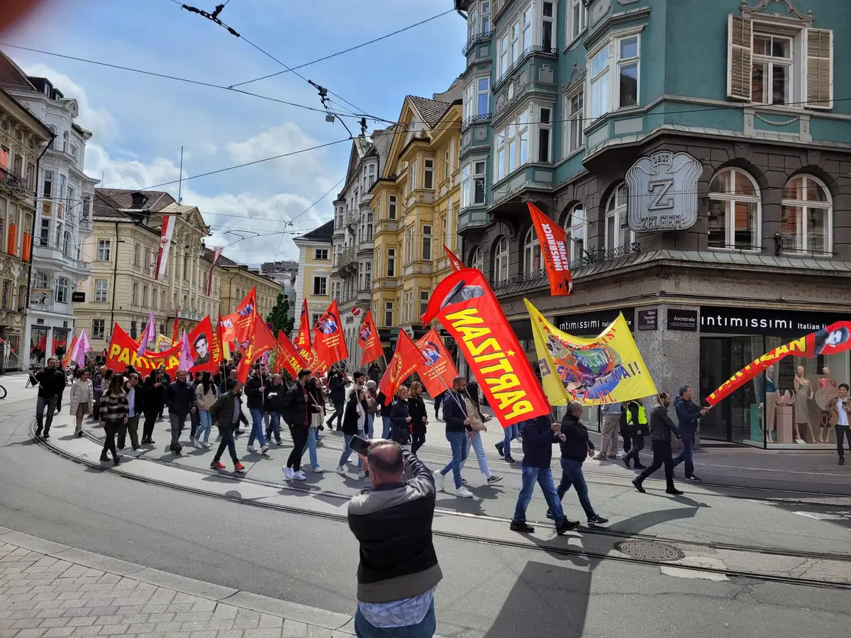 Avusturya Innsbruck’ta 1 Mayıs coşkuyla kutlandı