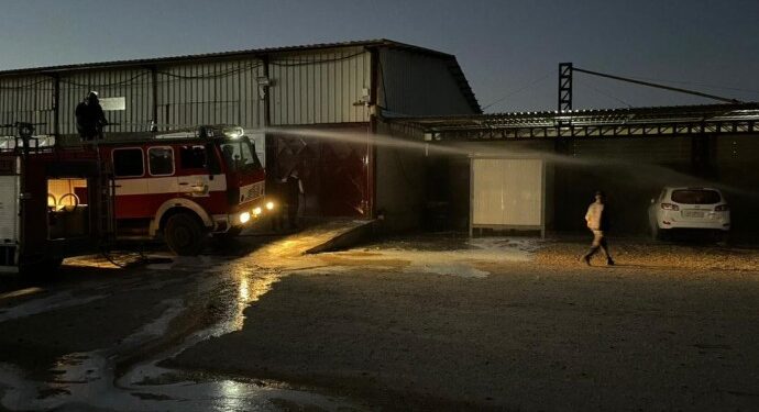 Qamisloda SIHA saldirisiYaralilar var