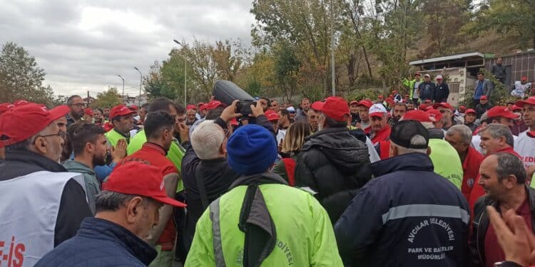 avcilar belediye işçileri