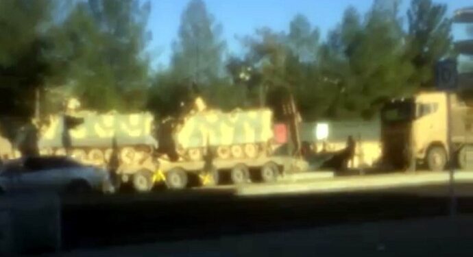 Mardinden sinira askeri sevkiyat