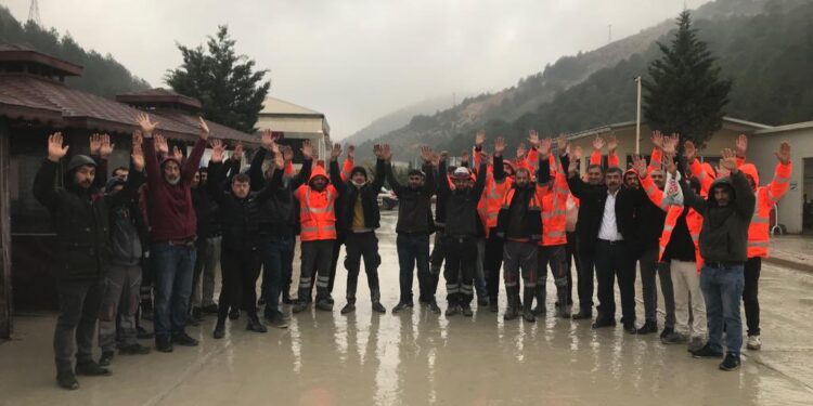 Eczacibasi Esan Madencilik iscileri