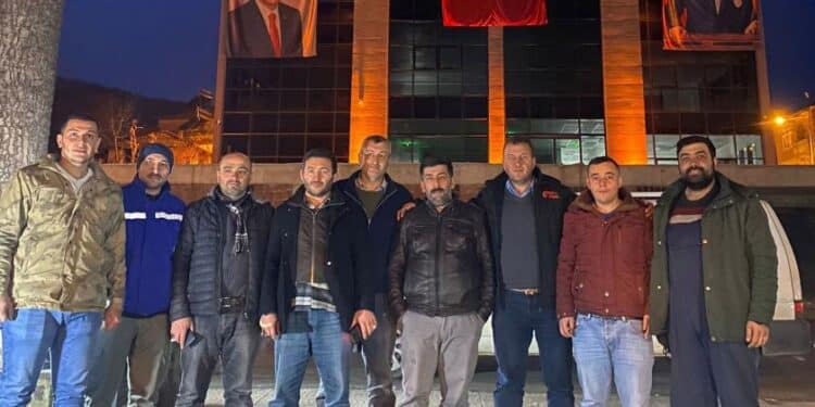 Caybasi Belediyesi iscileri