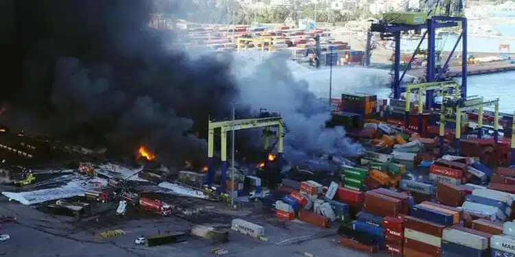 Iskenderun Liman yangini Limakin yasakli IMO konteynerleri yanginin sebebi iddiasi