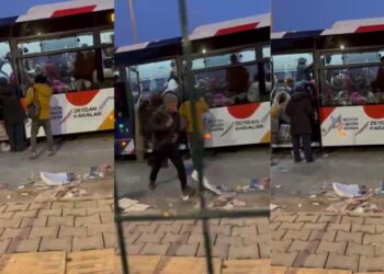 Multeciler zorla otobuse bindirildi