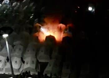 Osmaniyede cadir kentte yangin