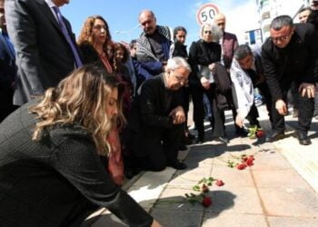 Kemal Kurkut vuruldugu yerde anildi