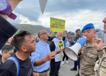 Akkuyu Nukleer Santralini protesto edenler gozaltina alindi