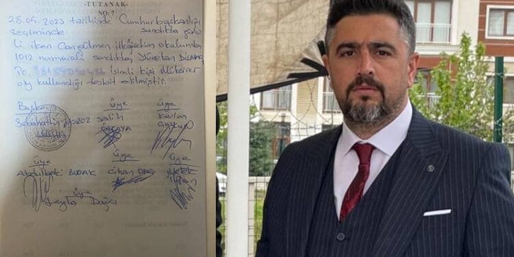 MHPli yonetici iki defa oy kullanmaya calisirken yakalandi