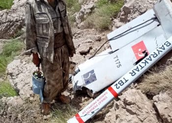 TCye ait Bayraktar TB2 tipi SIHA gerilla alanina dustu