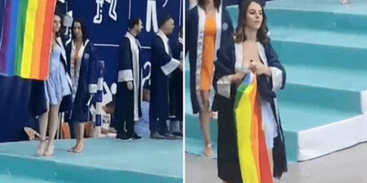 mezuniyettorenindelgbtibayragi