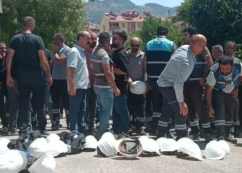 FEDAŞ işçilerinden iş bırakma eylemi
