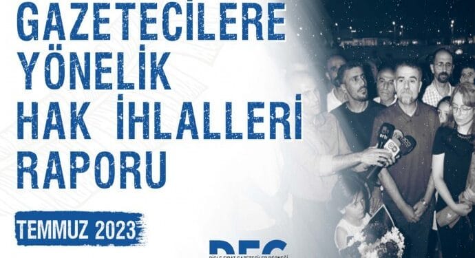 DFG: Gazetecilere yönelik ihlaller arttı