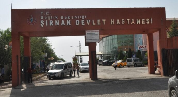 HPG gerillası olduğu öne sürülen 7 kişinin cenazesi hastaneye getirildi