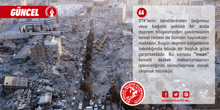 Depremde Sivil Toplum Kuruluşlarına Eleştirel Bir Bakış