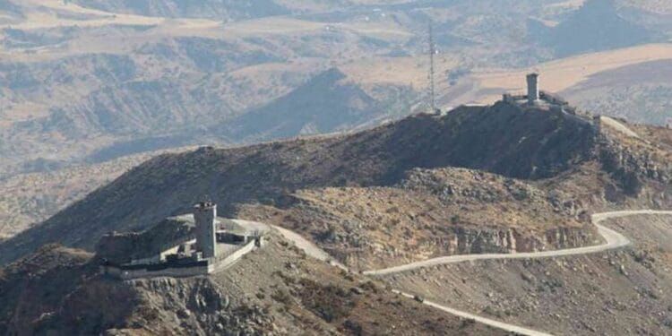 Sağgöze'de kalekol üssü