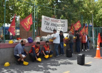 Yapı Merkezi önündeki inşaat işçilerinin direnişinde kazanım
