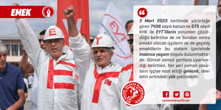 EYT Özgülünde Arz-Talep Dengesizliği