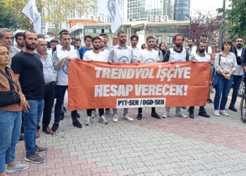 Trendyol Genel Merkezi önünde eylem yapan işçiler gözaltına alındı