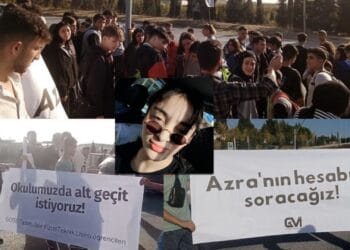 Gebze'de lise öğrencilerinden eylem