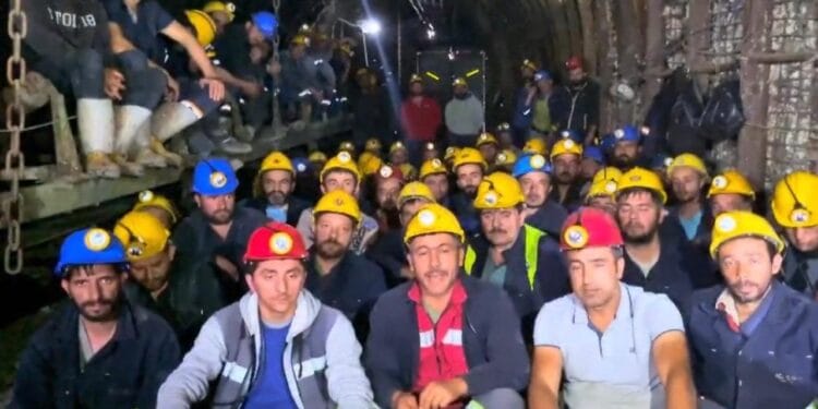 Madenciler açlık grevinde