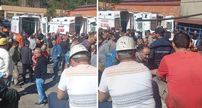 Zonguldak'ta madende göçük