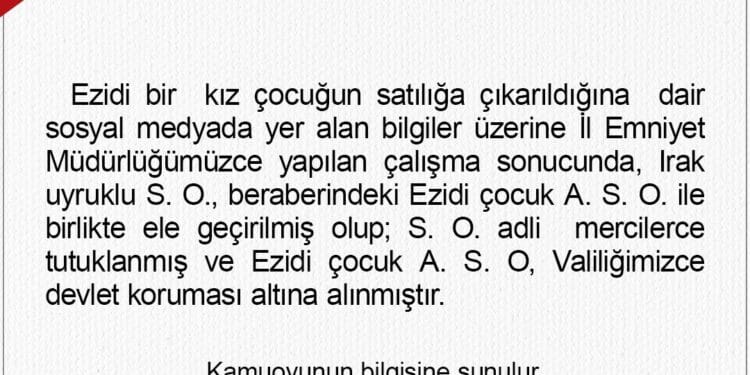 Ankara Valiliği açıklaması