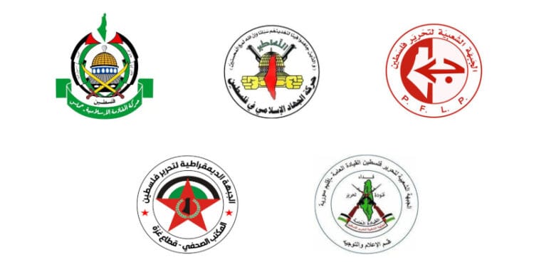 Filistinli 5 örgütten ortak açıklama