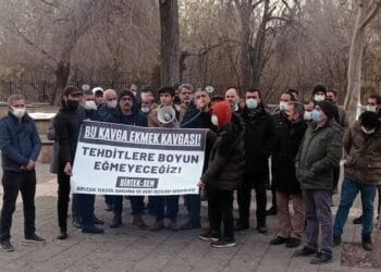 BİRTEK-SEN üyesi işçilere polis tacizi