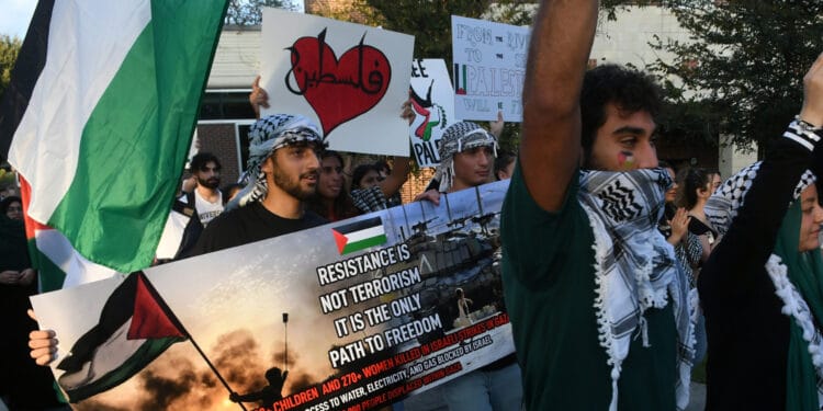 Florida'da Filistin'e destek eylemlerinden