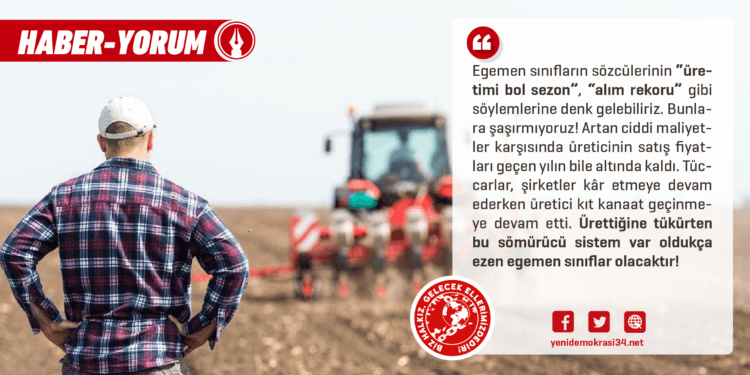 Ürettiğini Tükürten Sistemi Kaldırmadıkça Sefalet Devam Eder