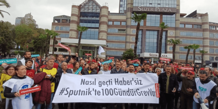Sputnik grevi 100. gününde