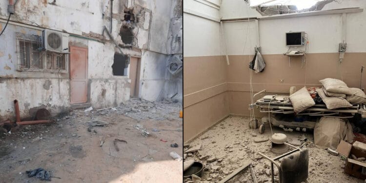 İşgalci İsrail Gazze'de hastaneleri hedef alıyor